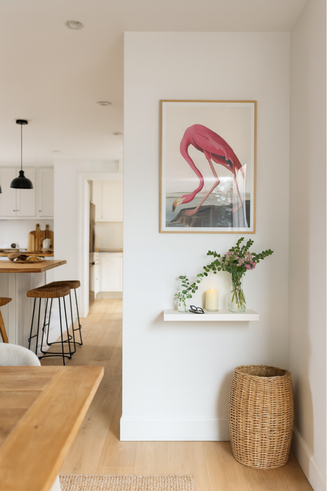 Cuadro "Pink Flamingo From Birds of America (1827)"