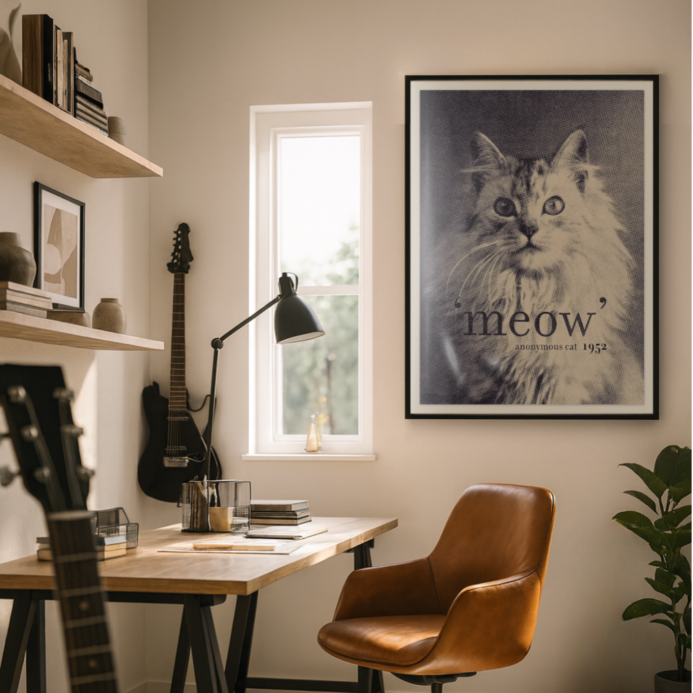 Cuadro "Famous Quote Cat"