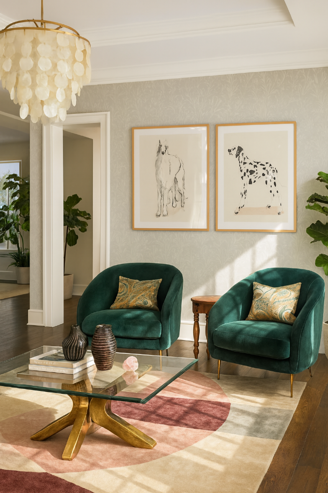 Cuadro "Pandc Borzoi russian"