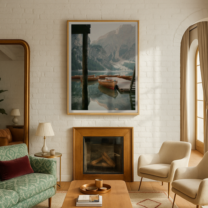 Cuadro "Lago Di Braies 2"