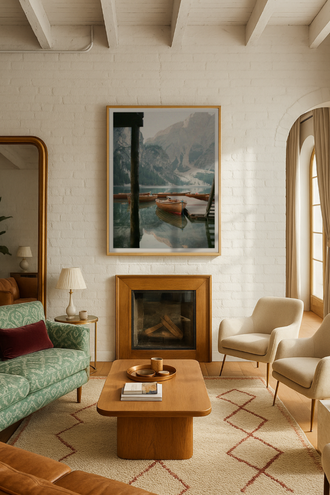 Cuadro "Lago Di Braies 2"