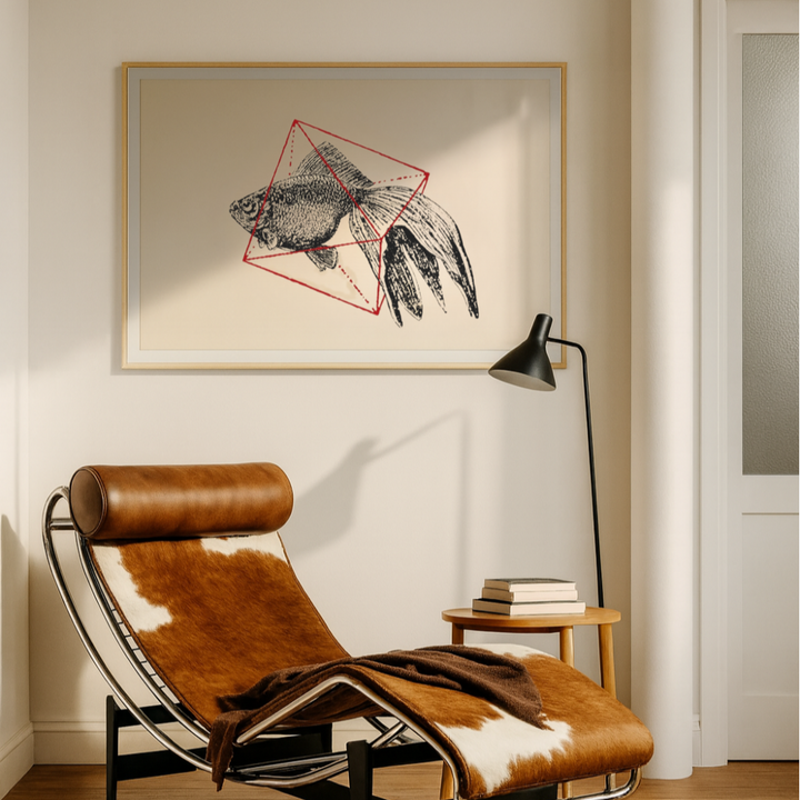 Cuadro "Fish In Geometrics NAo3"