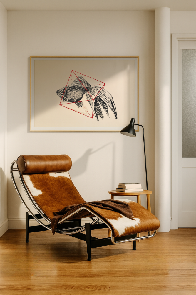 Cuadro "Fish In Geometrics NAo3"