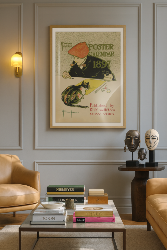 Cuadro "Edward Penfield Self Portrait"