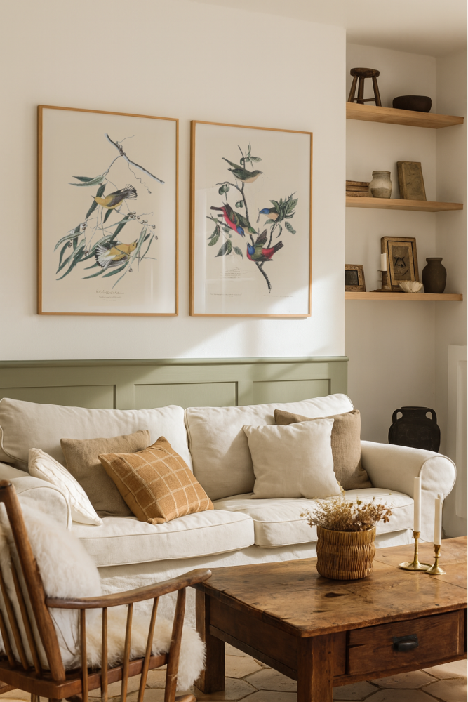 Cuadro "Painted Finch From Birds of America (1827)"