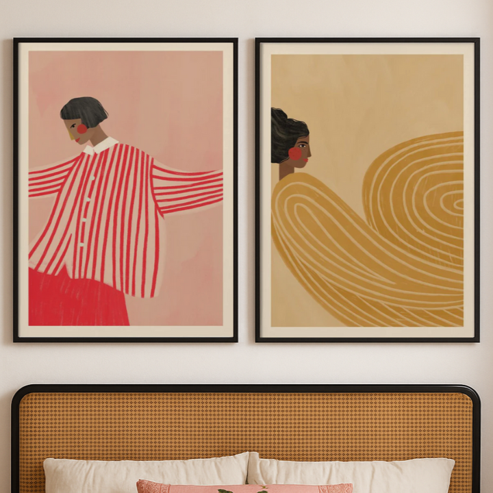 Set de cuadros "Bold Expressions"