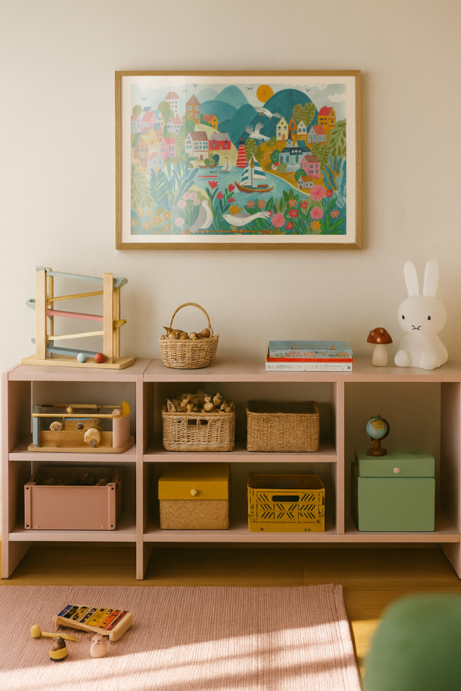 Cuadro "Coastal Village"