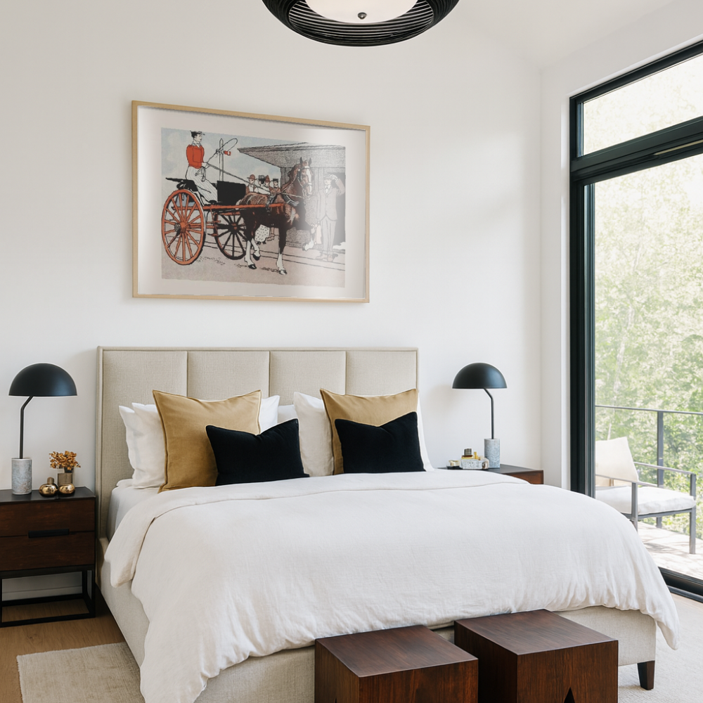 Cuadro "Woman In a Horse Carriage"