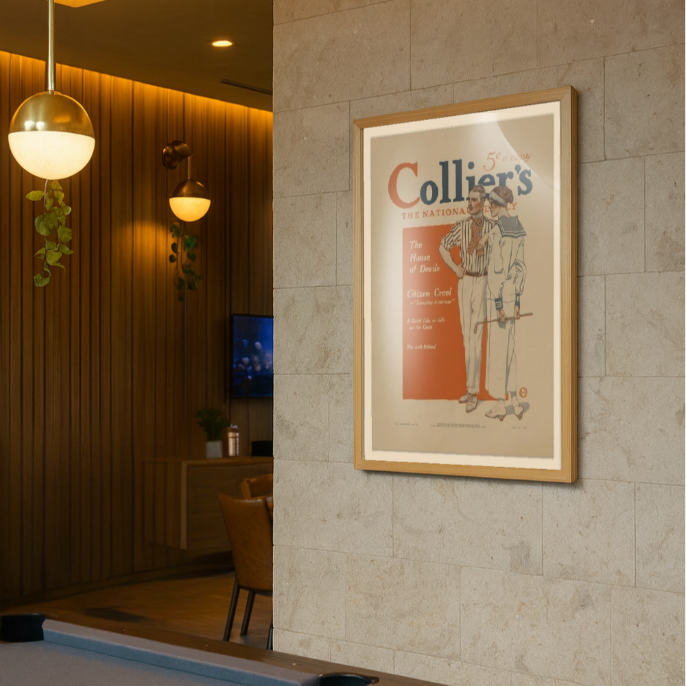 Cuadro "Collier´s The National. The House of Devils"