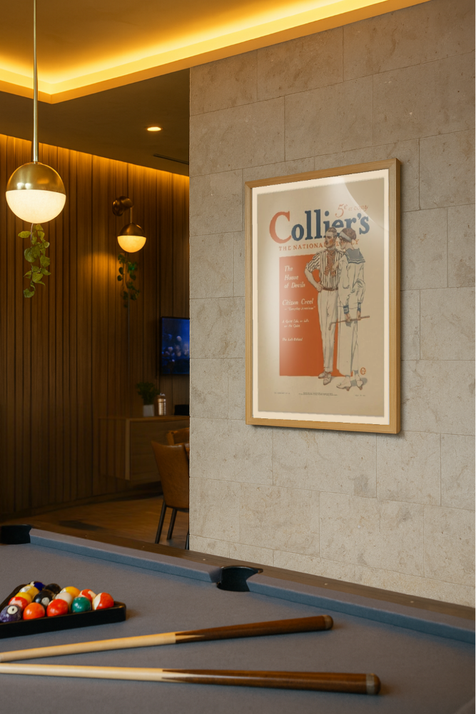 Cuadro "Collier´s The National. The House of Devils"