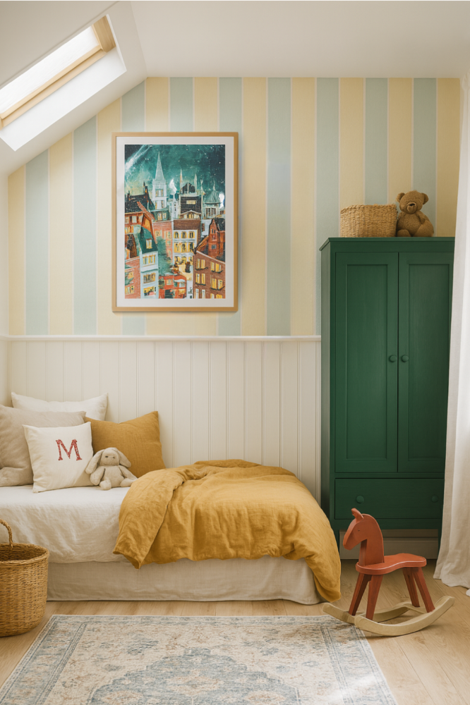 Cuadro "Christmas London in the snow"