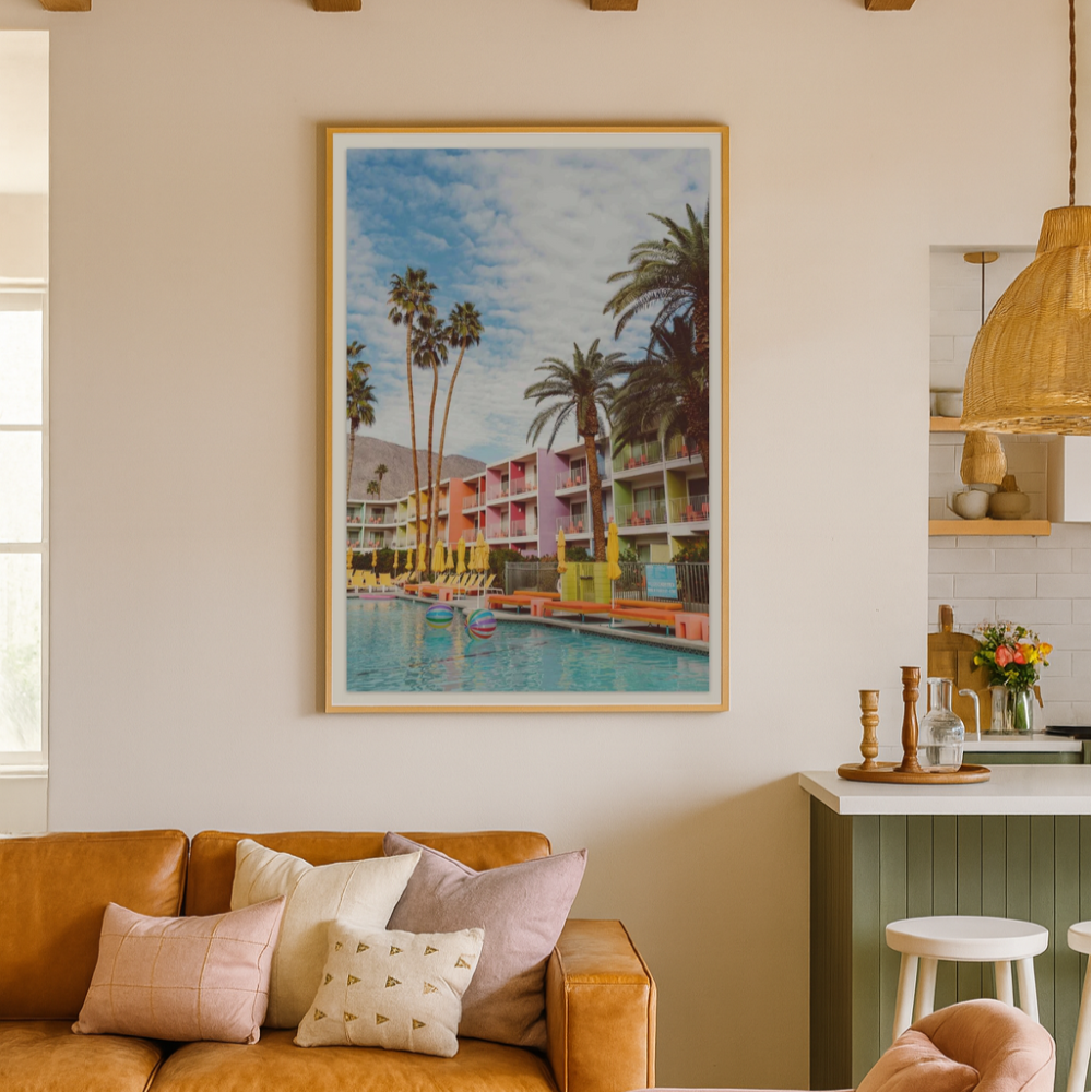 Cuadro "Palm Springs Pool Day"