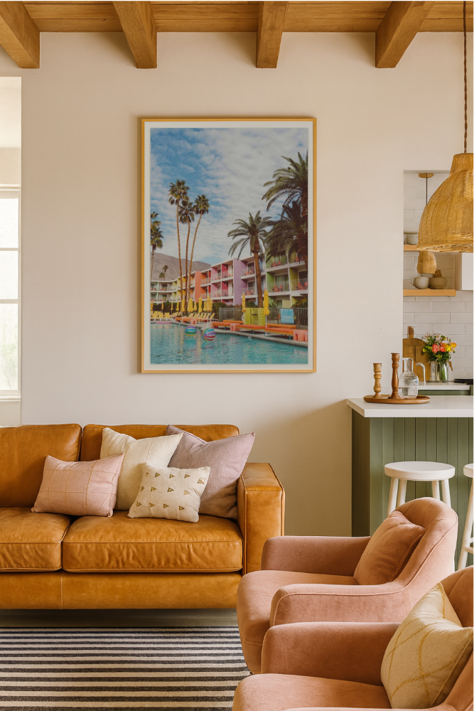 Cuadro "Palm Springs Pool Day"