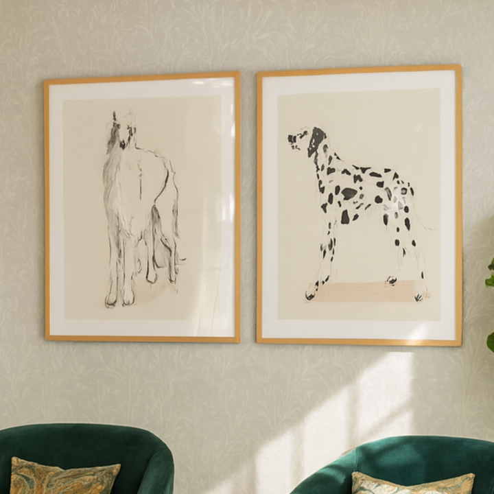 Set de cuadros "Dogs"