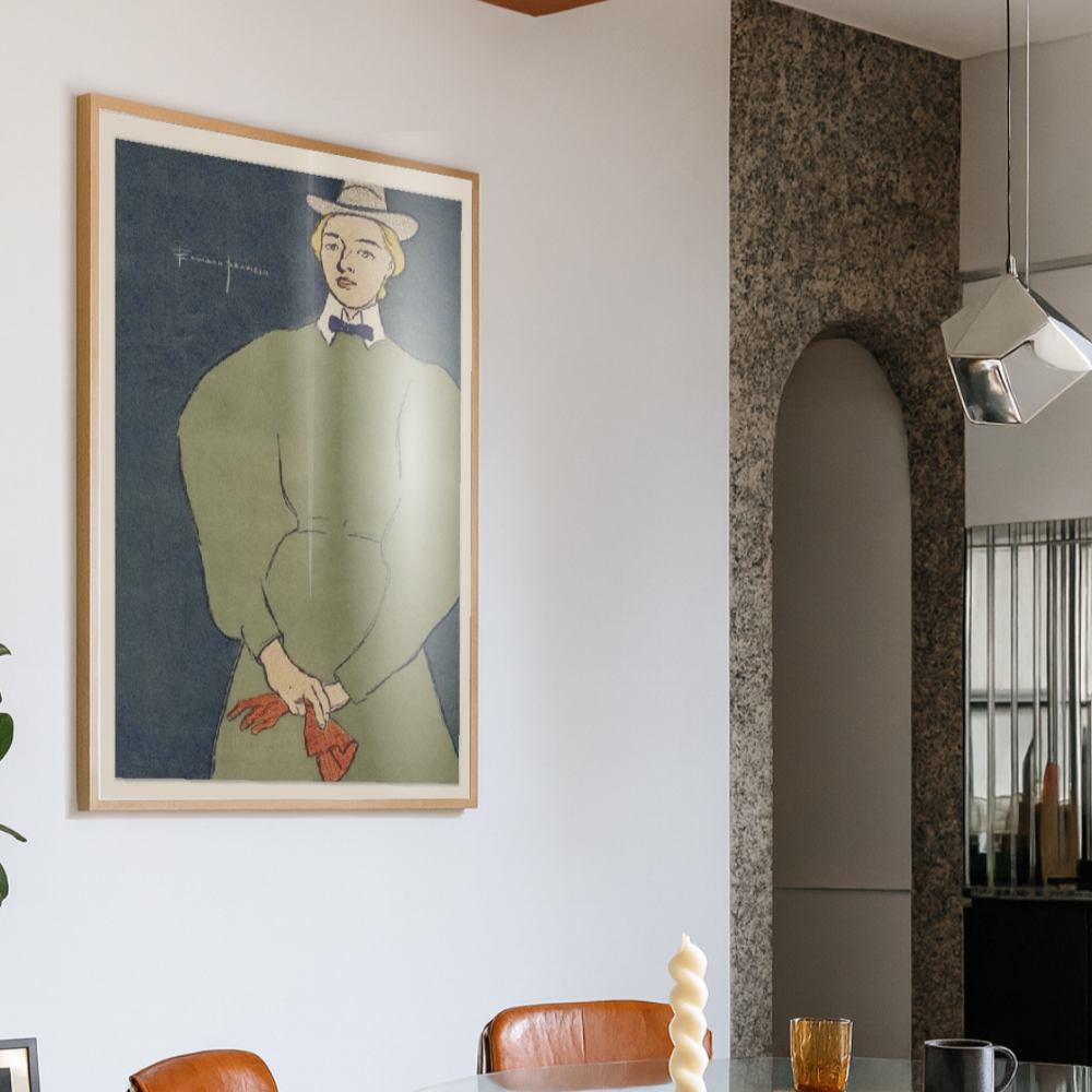 Cuadro "Woman Holding Gloves"