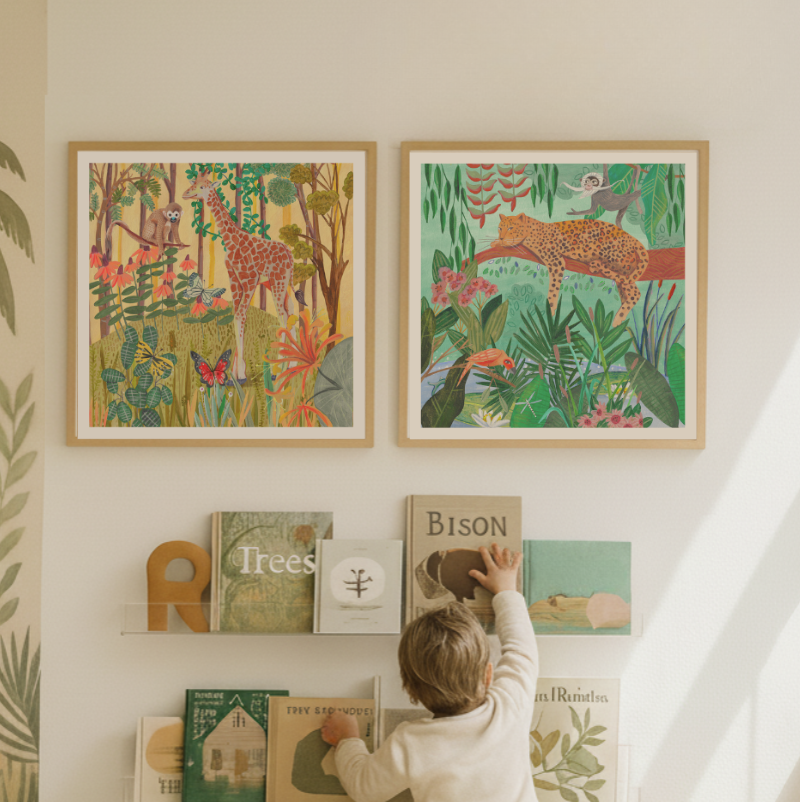 Cuadro "Leopard in the jungle"