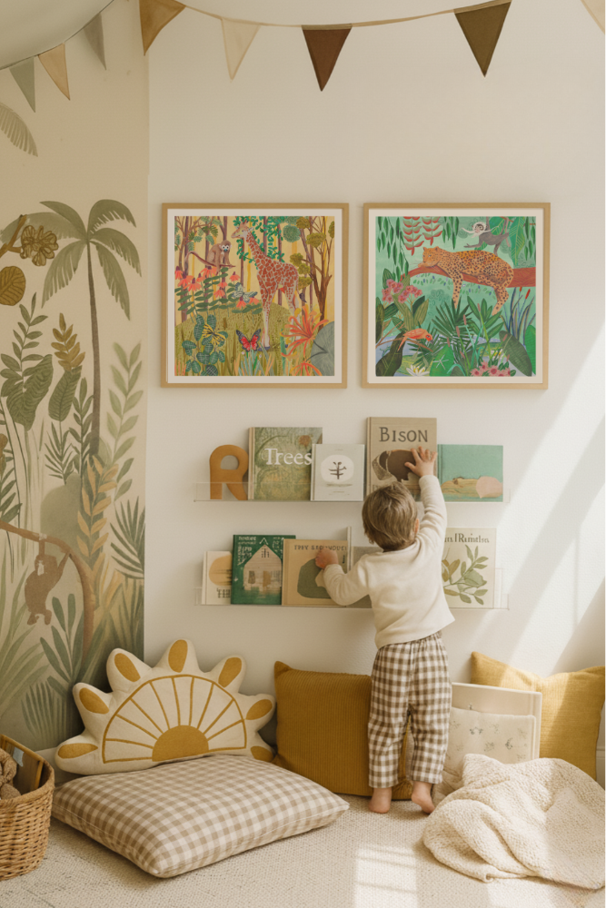 Cuadro "Giraffe in nature"