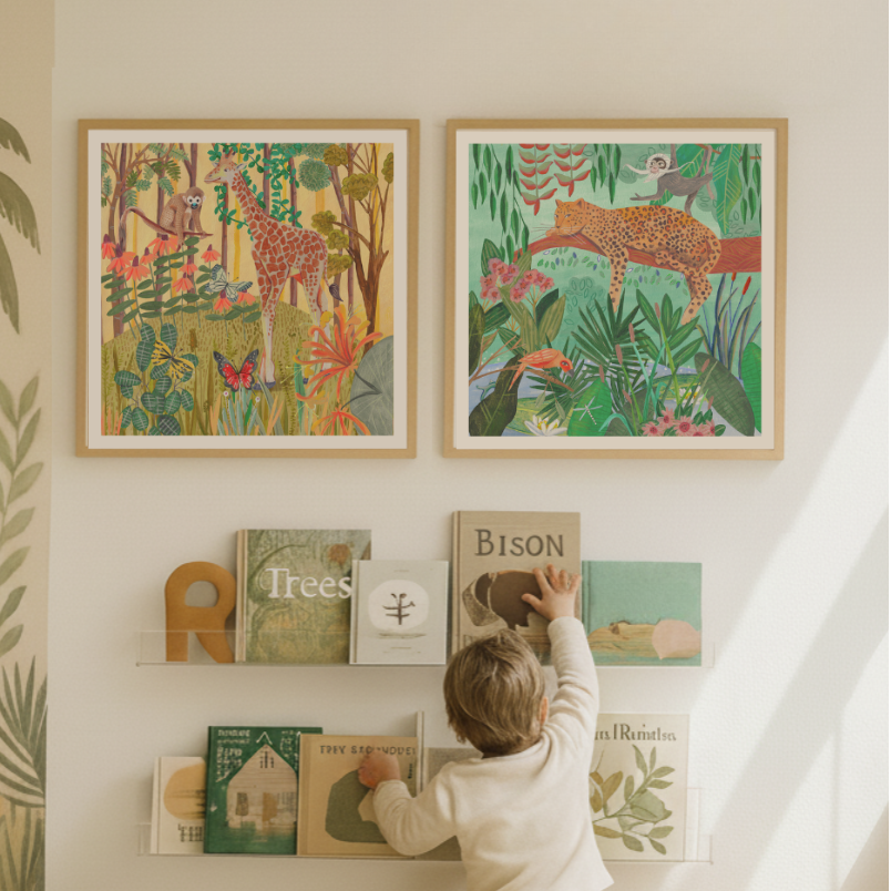 Cuadro "Giraffe in nature"