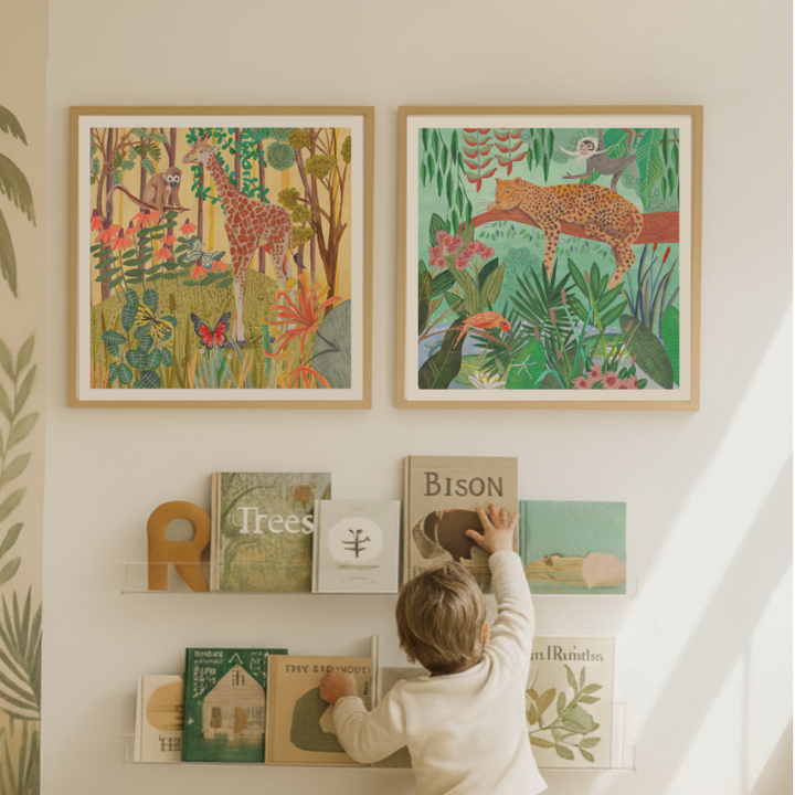 Cuadro "Giraffe in nature"