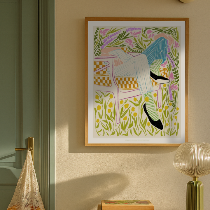 Cuadro "Quiet in the garden"