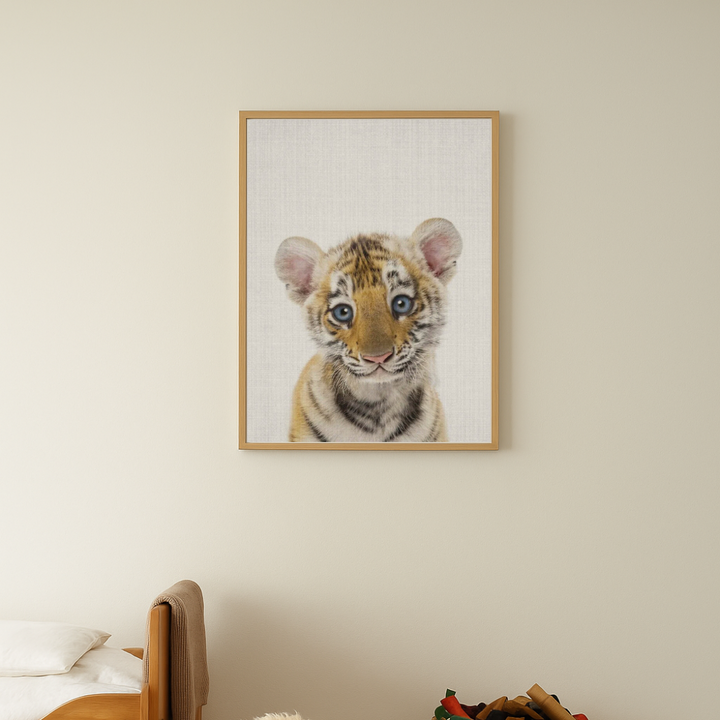 Cuadro "Peekaboo Baby Tiger"