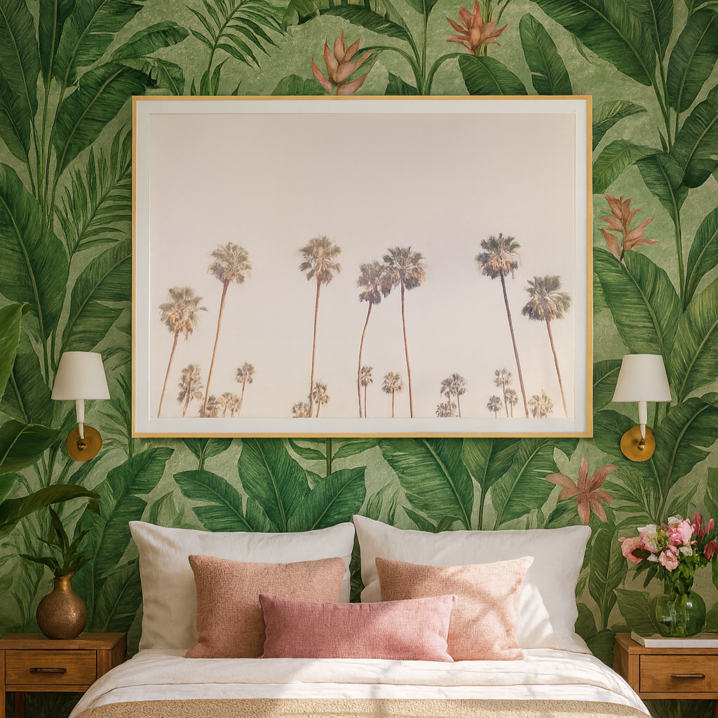 Cuadro "Sunny Cali Palm Trees"