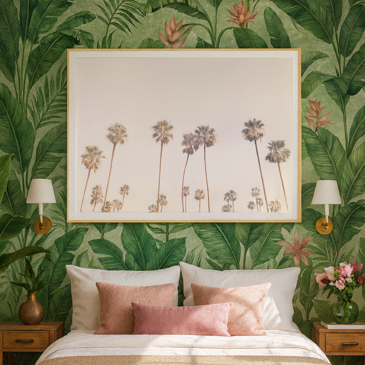 Cuadro "Sunny Cali Palm Trees"