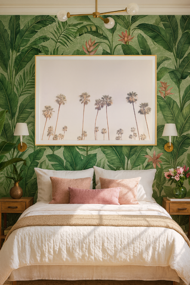 Cuadro "Sunny Cali Palm Trees"