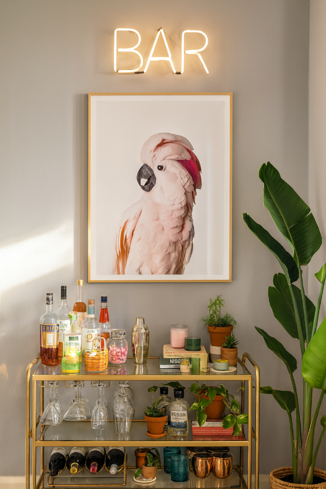 Cuadro "Pink Cockatoo"