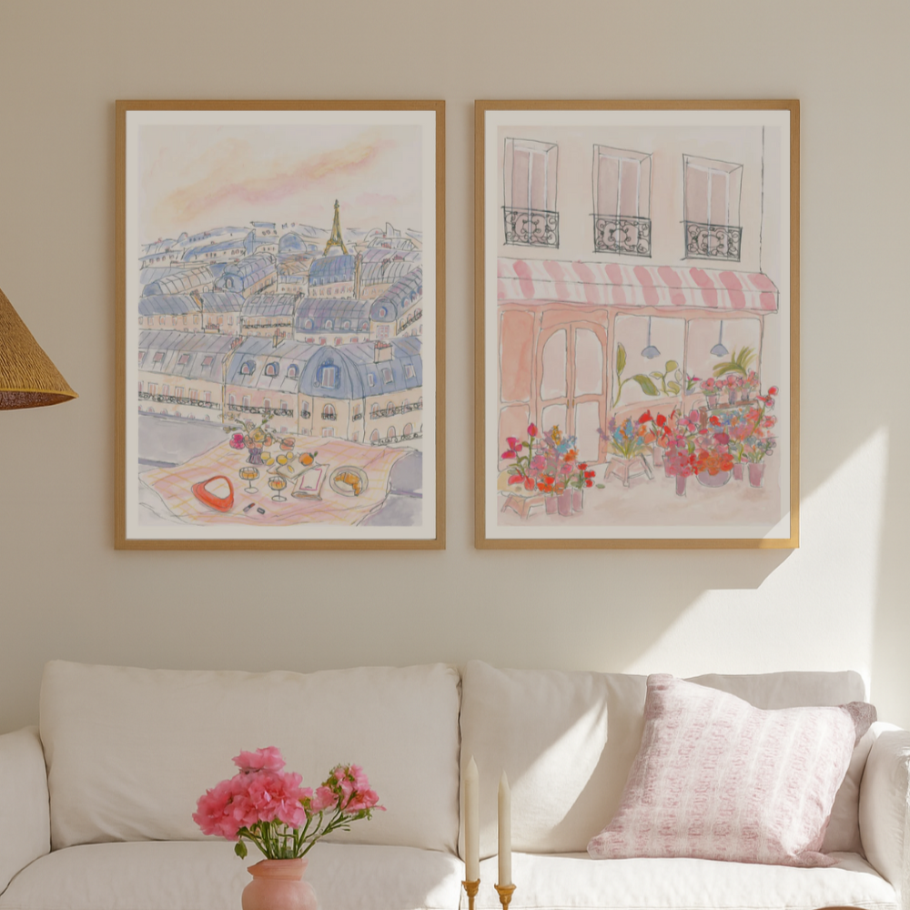 Cuadro "Pink Flower Shop"