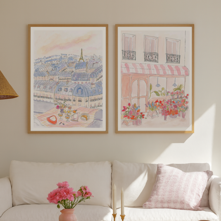 Cuadro "Pink Flower Shop"