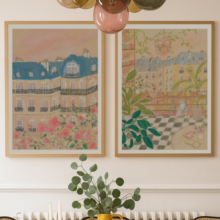 Set de cuadros "Parisian Daydreams"