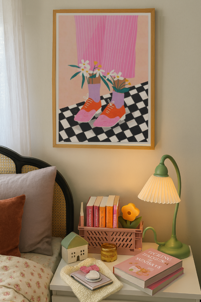 Cuadro "Floral Socks"