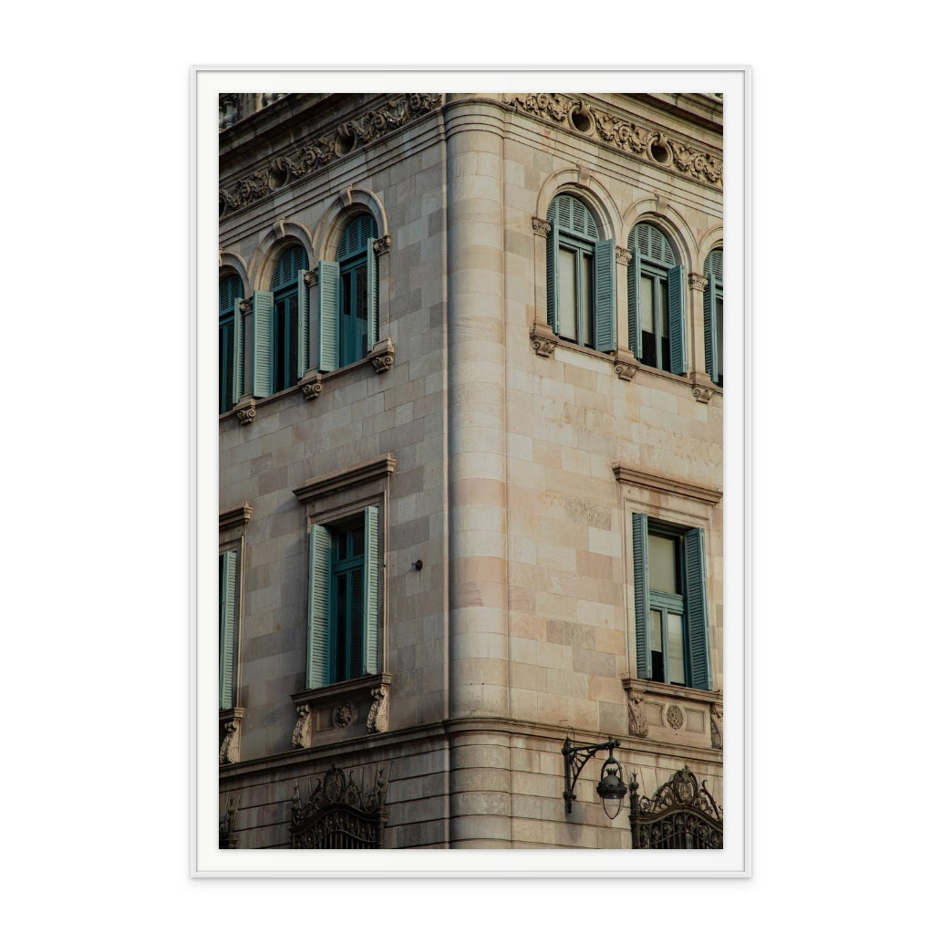 Cuadro "Barcelona al atardecer"