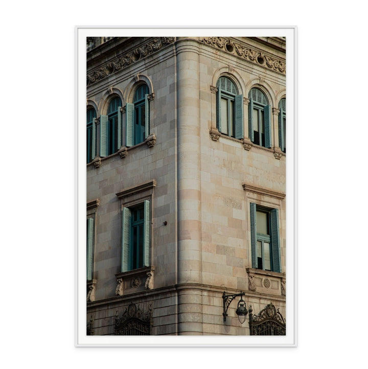 Cuadro "Barcelona al atardecer"