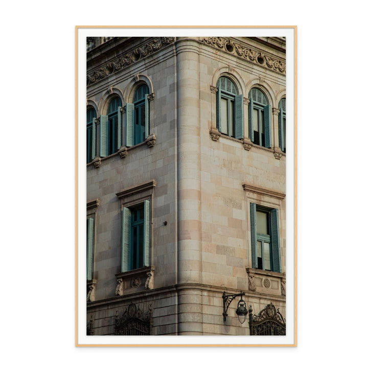 Cuadro "Barcelona al atardecer"