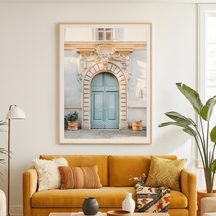 Cuadro "Blue tones of Rome - Italy travel photography II"