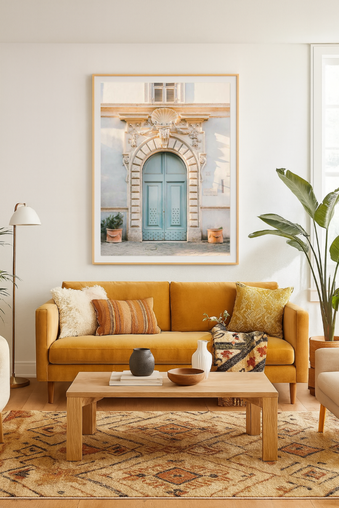 Cuadro "Blue tones of Rome - Italy travel photography II"