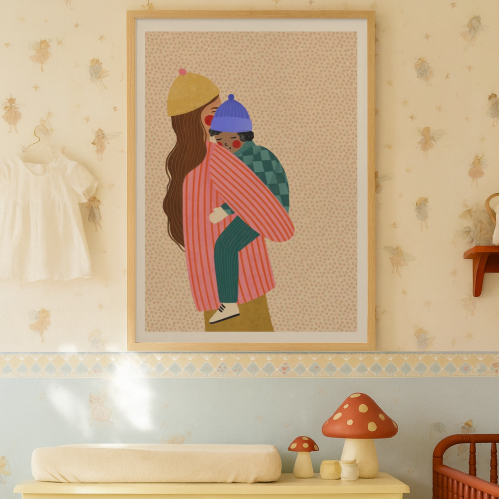 Cuadro "Mum and Boy"