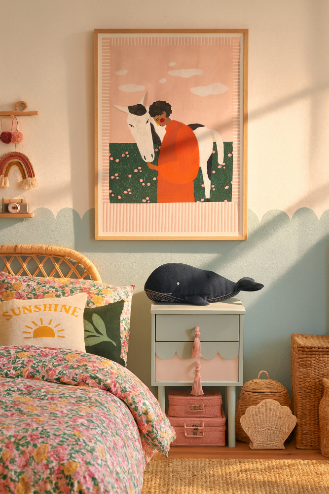 Cuadro "Girl and Horse"