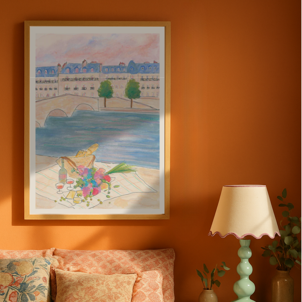 Cuadro "Paris Picnic At the Seine"