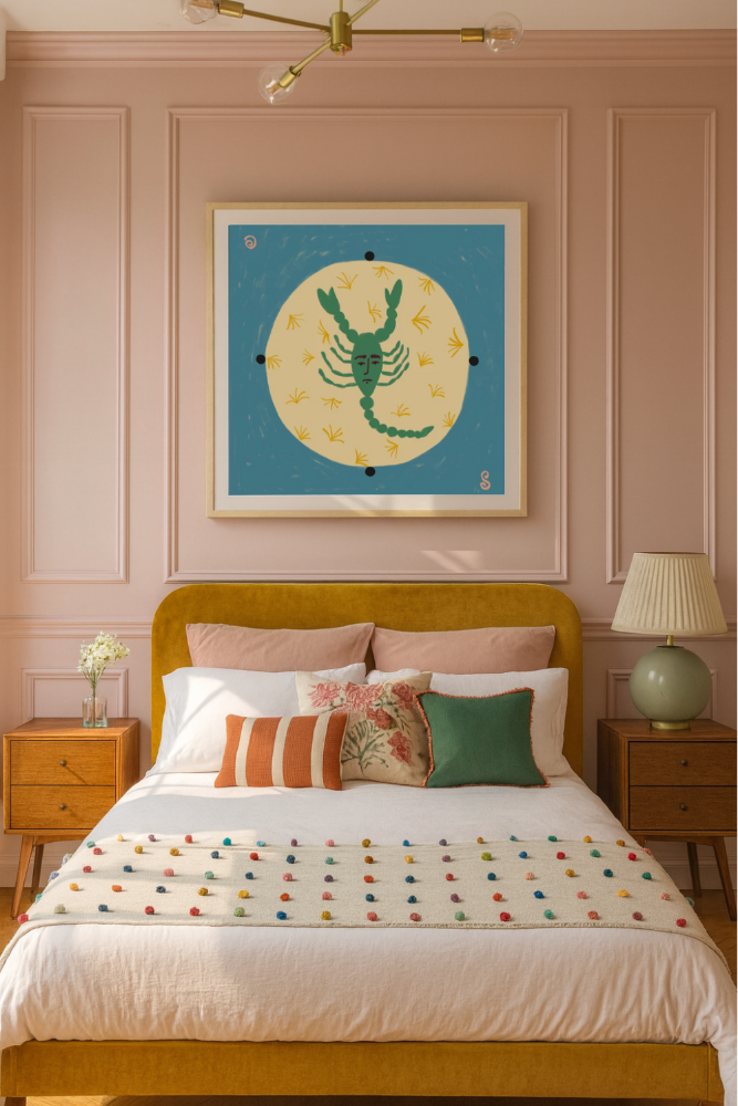 Cuadro "Scorpion With A Human Face"