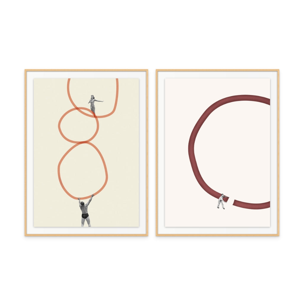 Set de cuadros "Loops of Life"