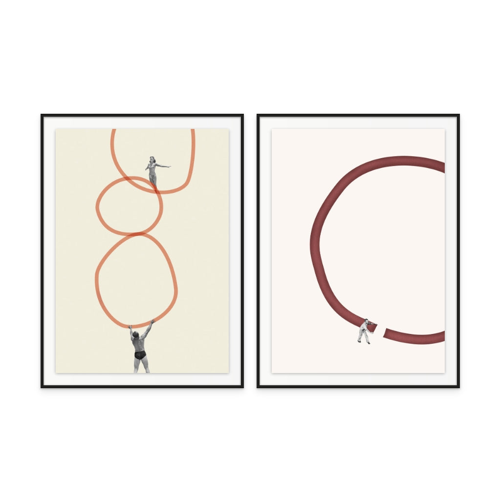 Set de cuadros "Loops of Life"