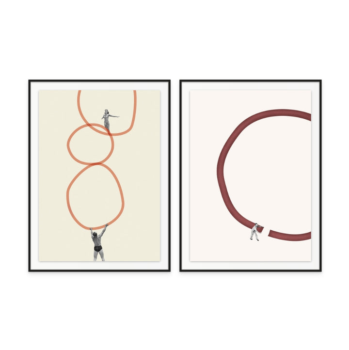 Set de cuadros "Loops of Life"