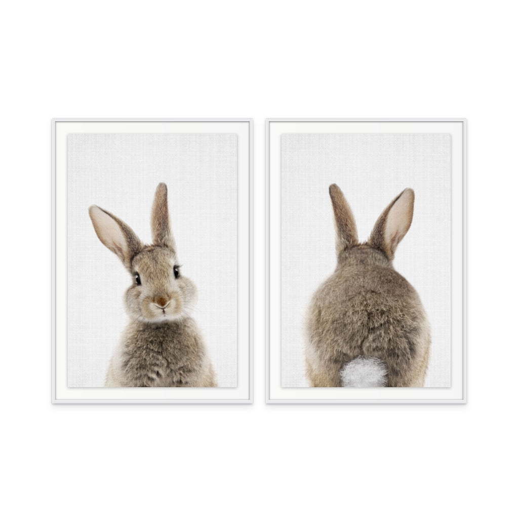 Set de cuadros "Peekaboo Bunny"