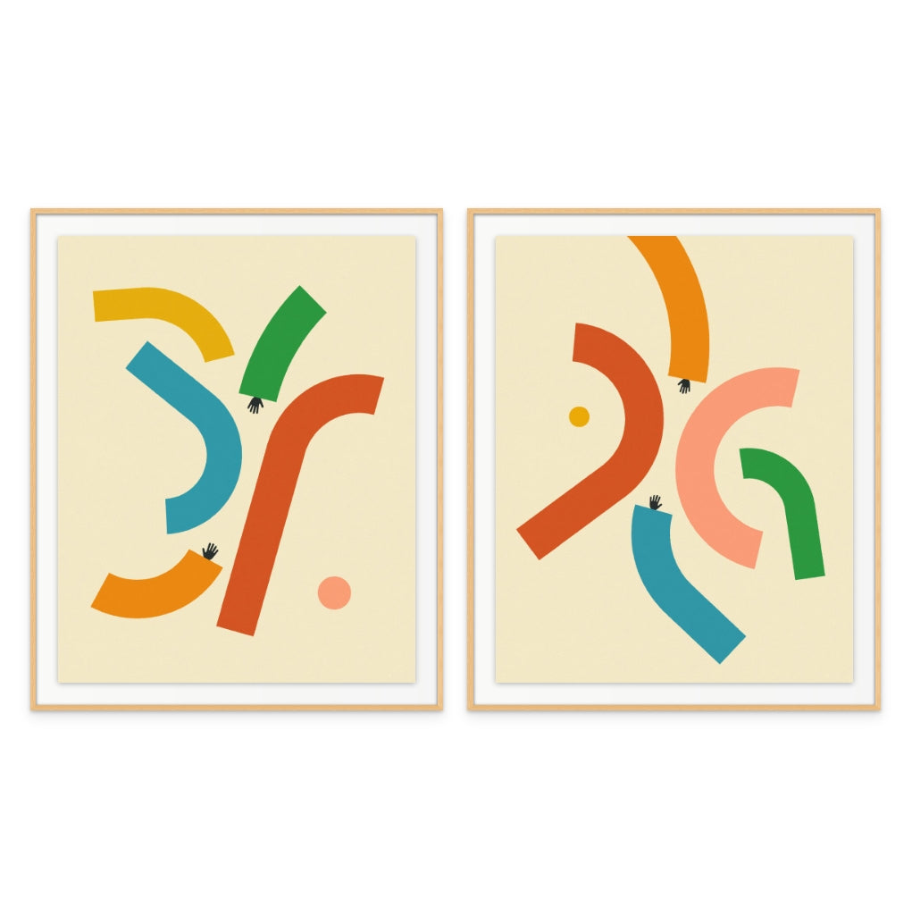 Set de cuadros "Reach"