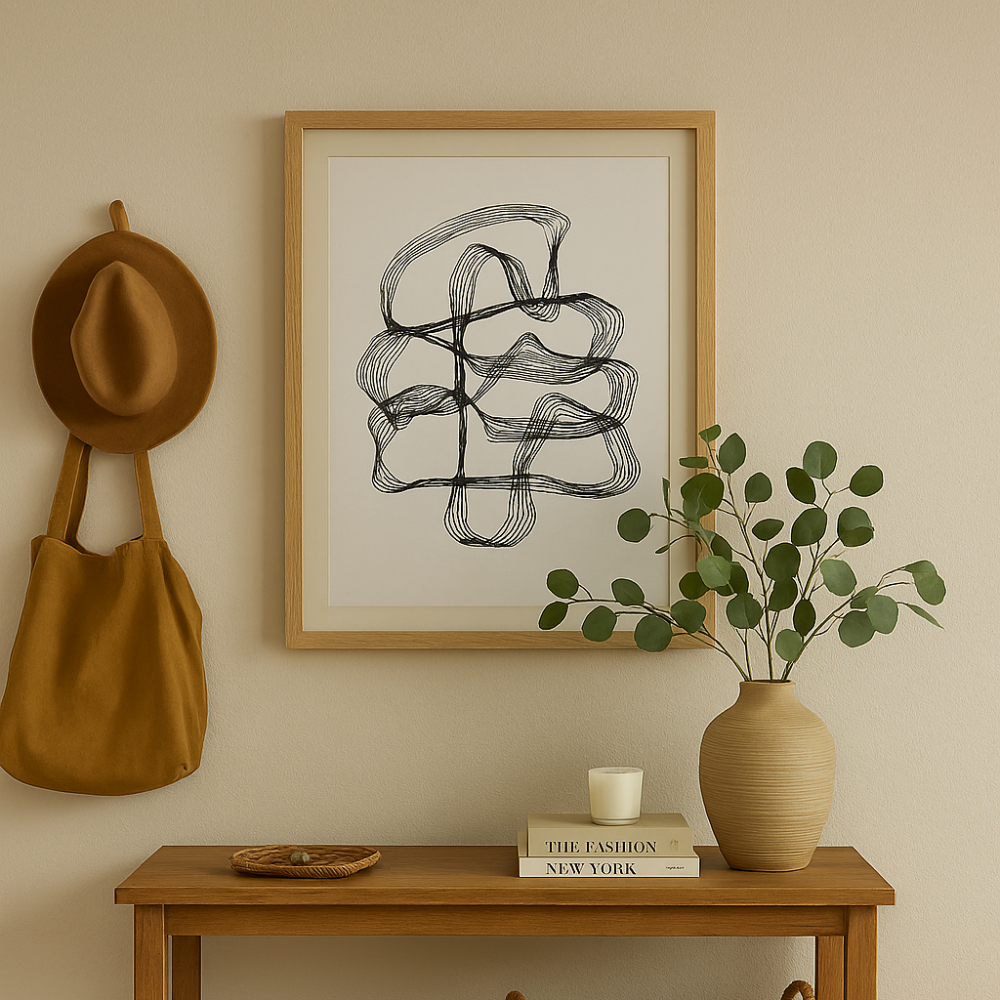 Cuadro "Ink Black and White"