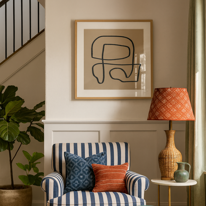 Cuadro "Curved Labyrinth"