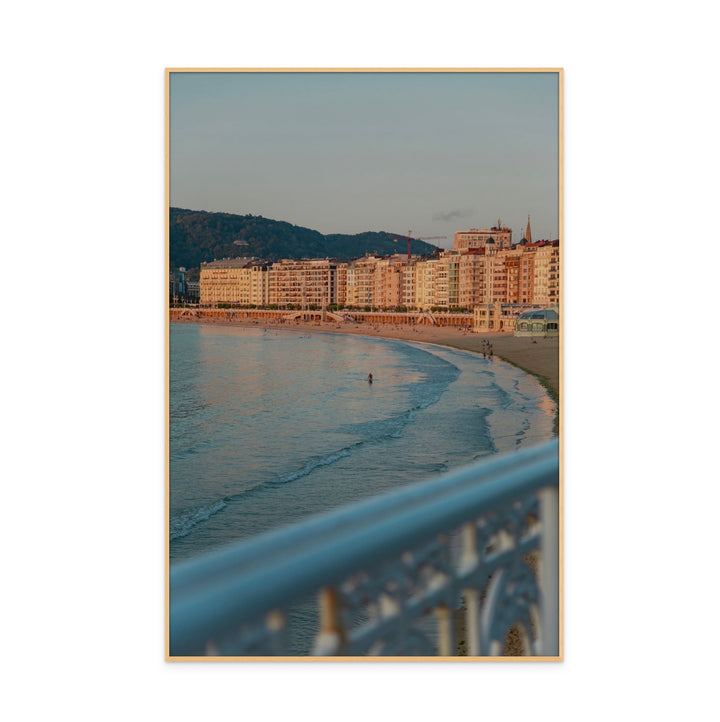 Cuadro "Golden Hour en San Sebastián"